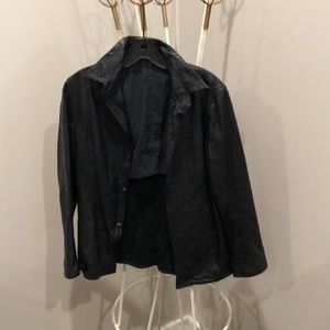 Leather shirt